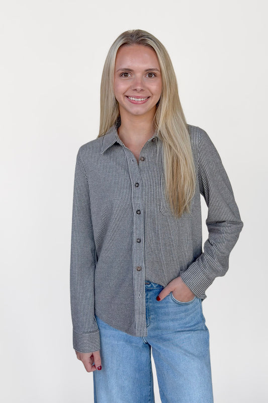 Ali Button Down Top
