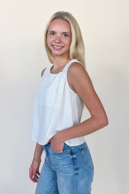 Charli Pleated Top