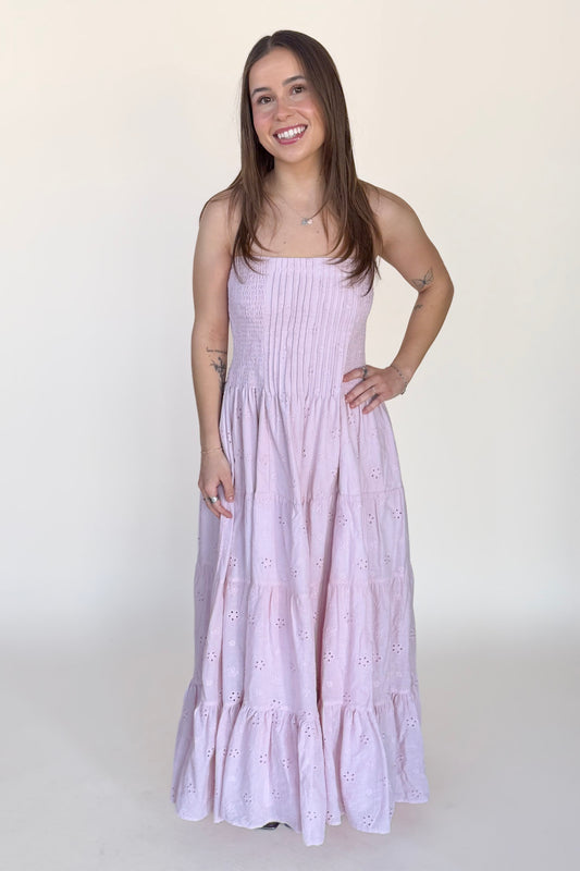 Kaycee Strapless Midi Dress