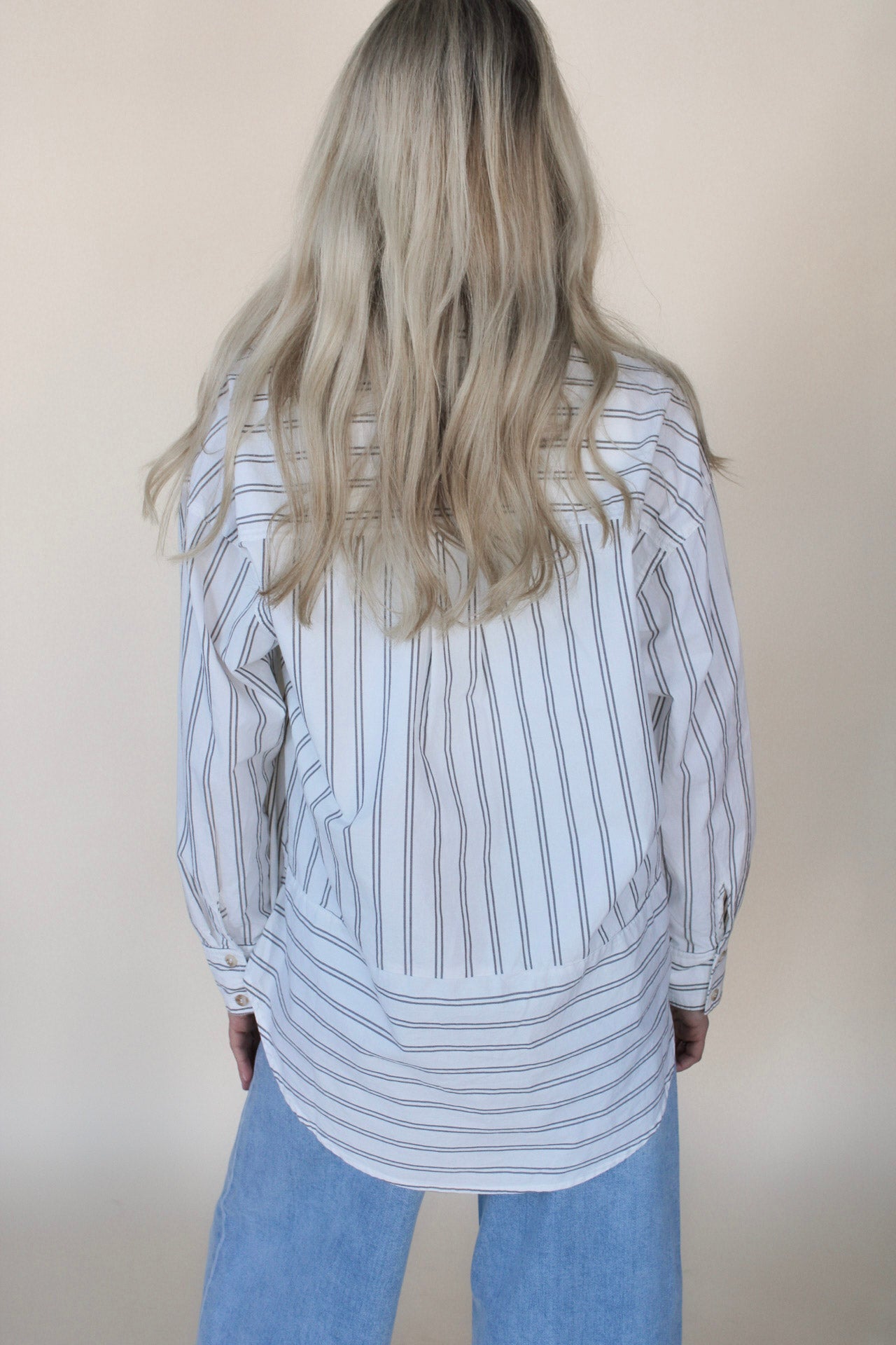Oversized Striped Shirt