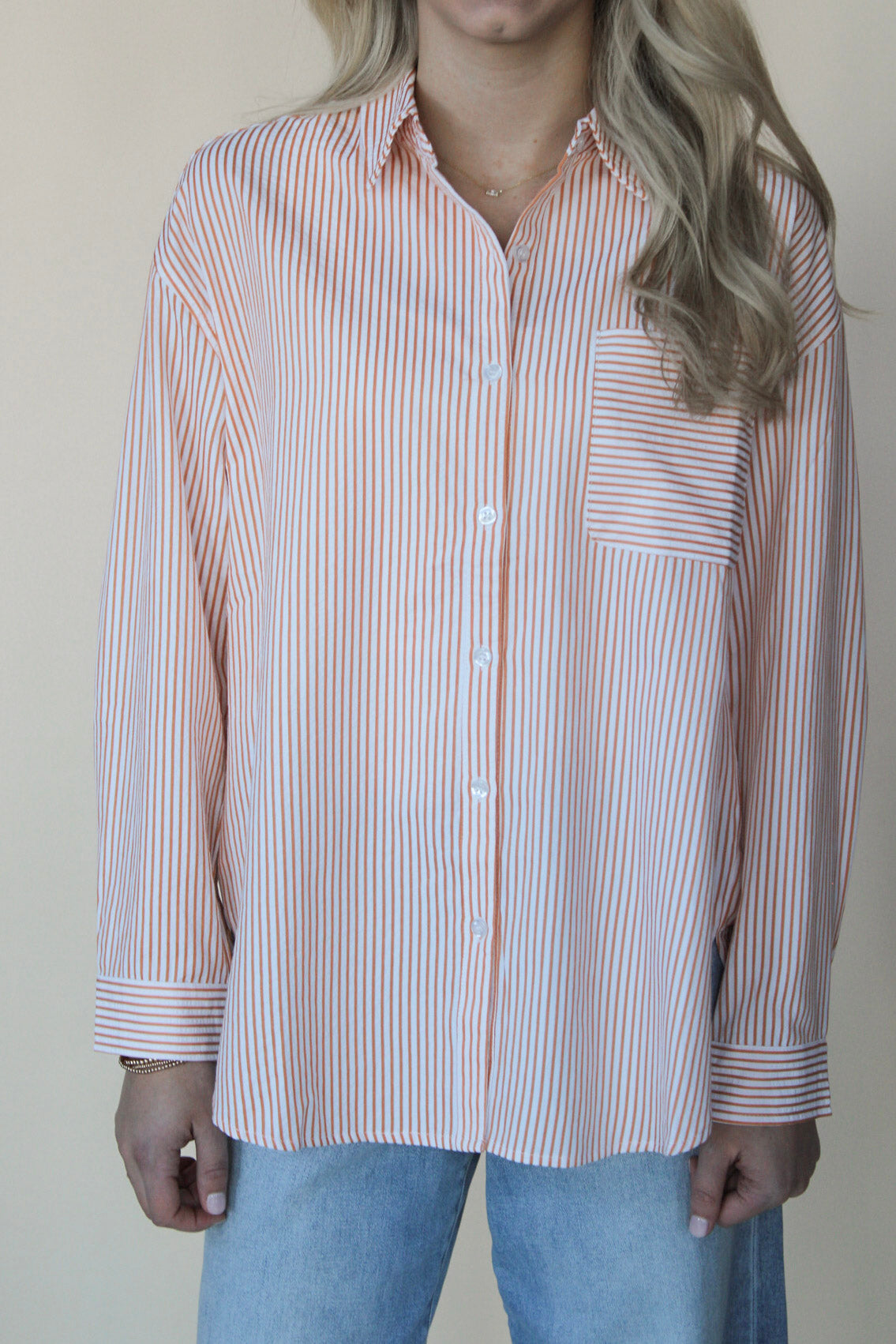 Seersucker Striped Shirt