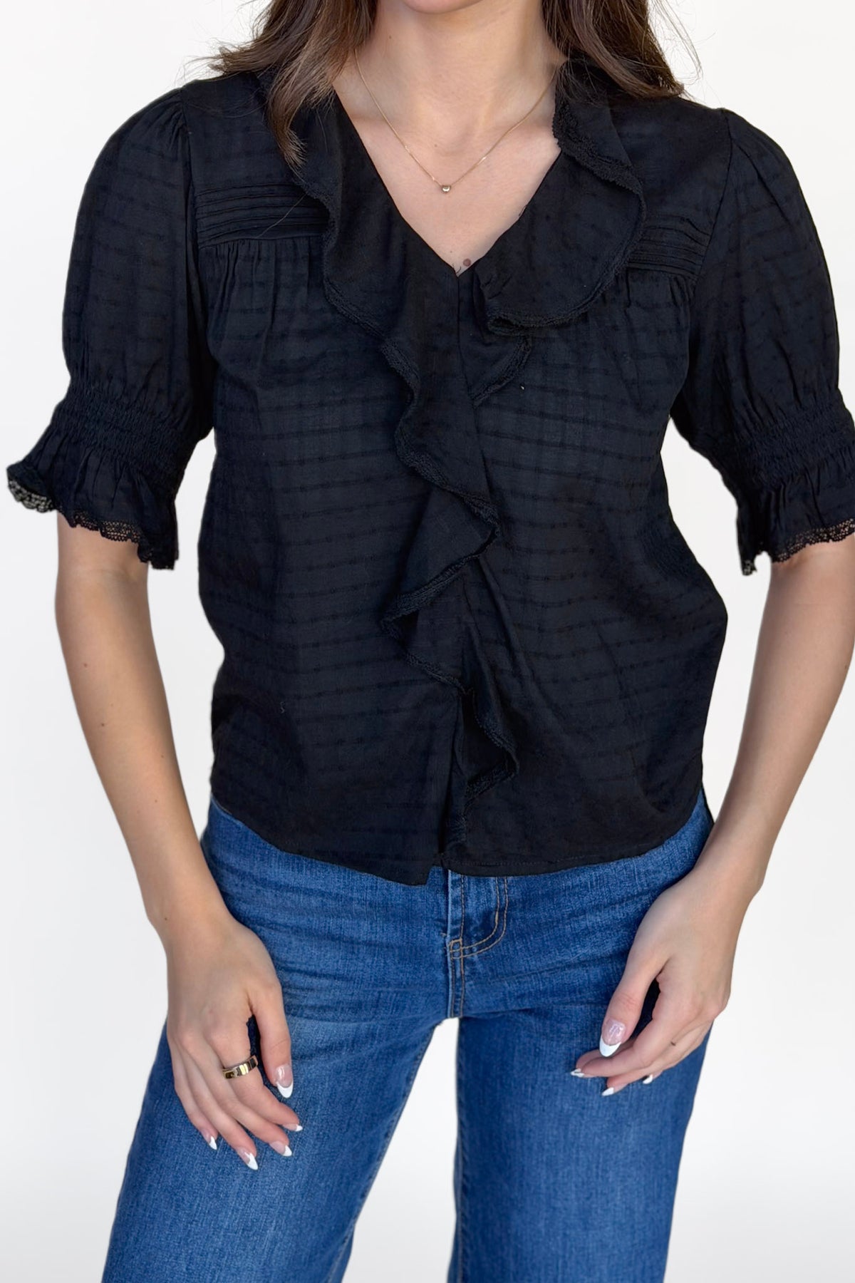 Jessie Ruffle Blouse