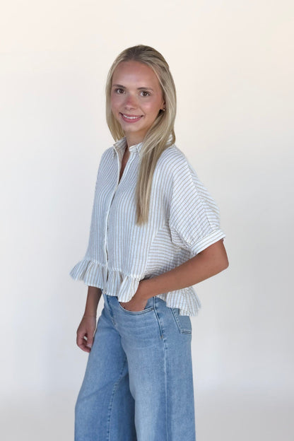 Stevie Collared Top