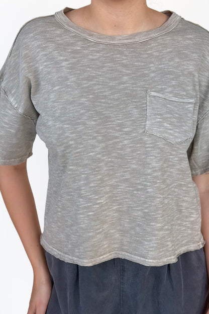 Brooke Raw Edge Knit Top