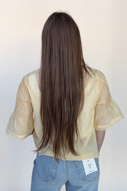 Sunny Pintuck Top