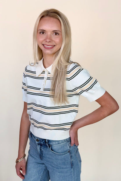 Jasmine Collared Top