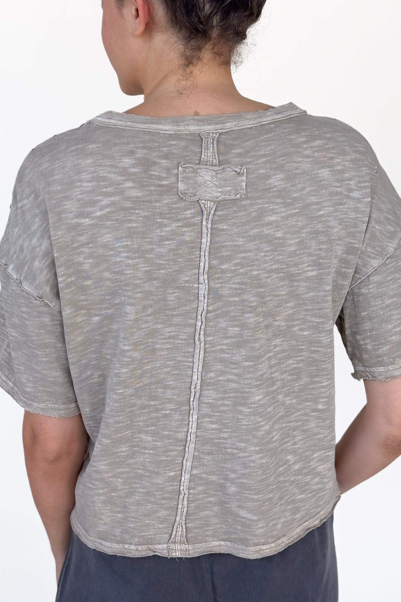 Brooke Raw Edge Knit Top