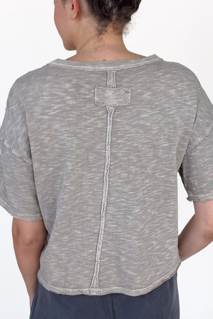 Brooke Raw Edge Knit Top