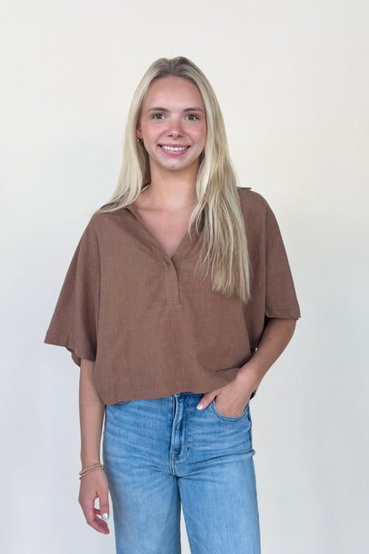 Elena Collared Blouse