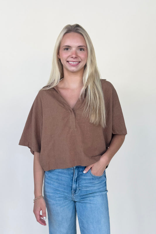 Elena Collared Blouse