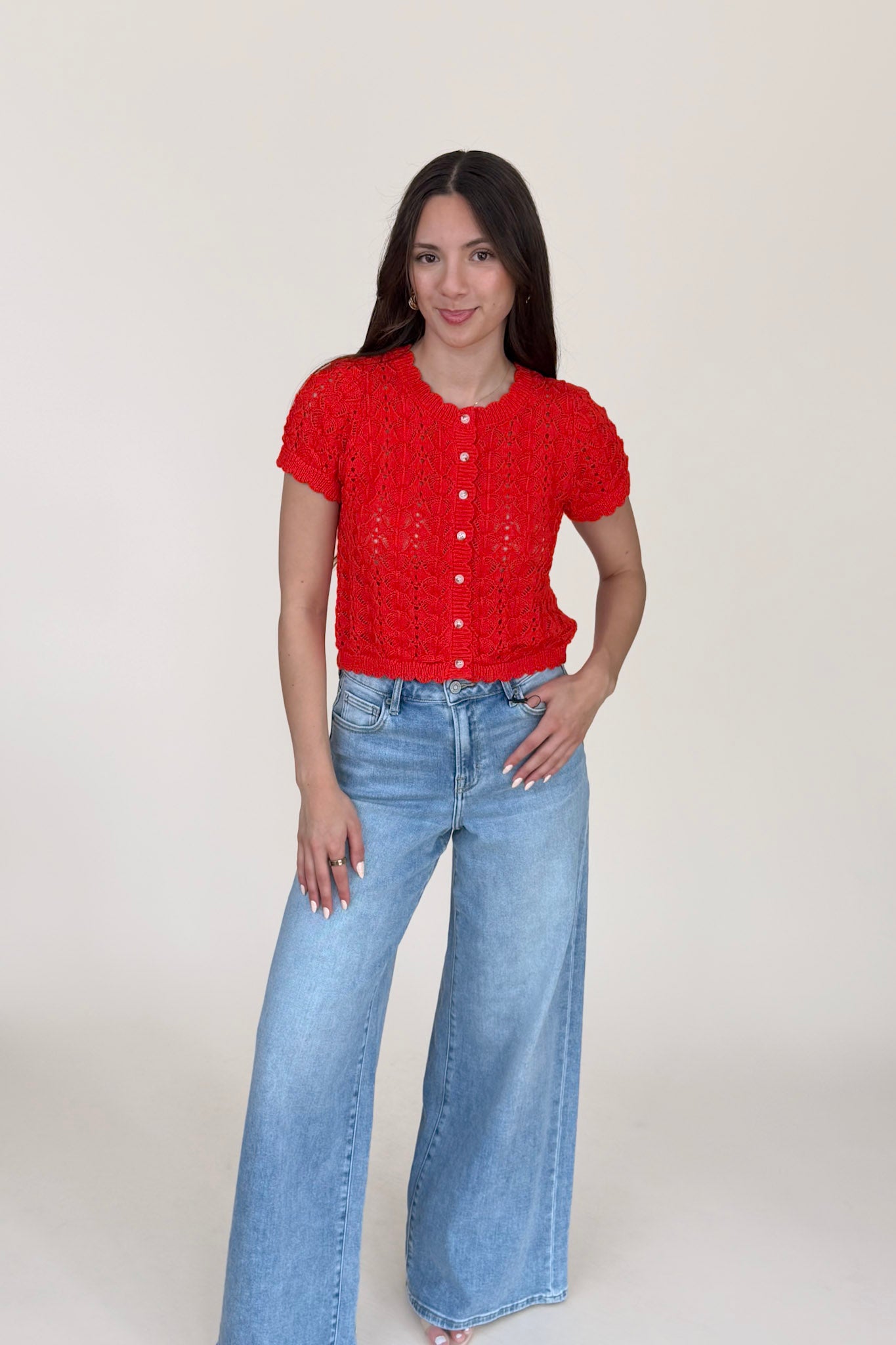 Penny Short Sleeve Sweater
