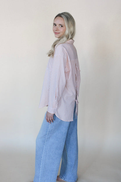 Seersucker Striped Shirt