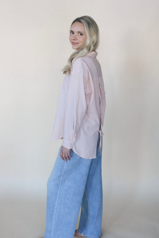 Seersucker Striped Shirt