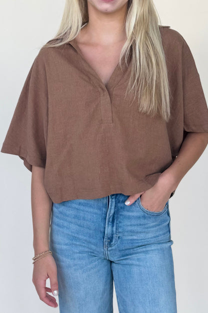 Elena Collared Blouse