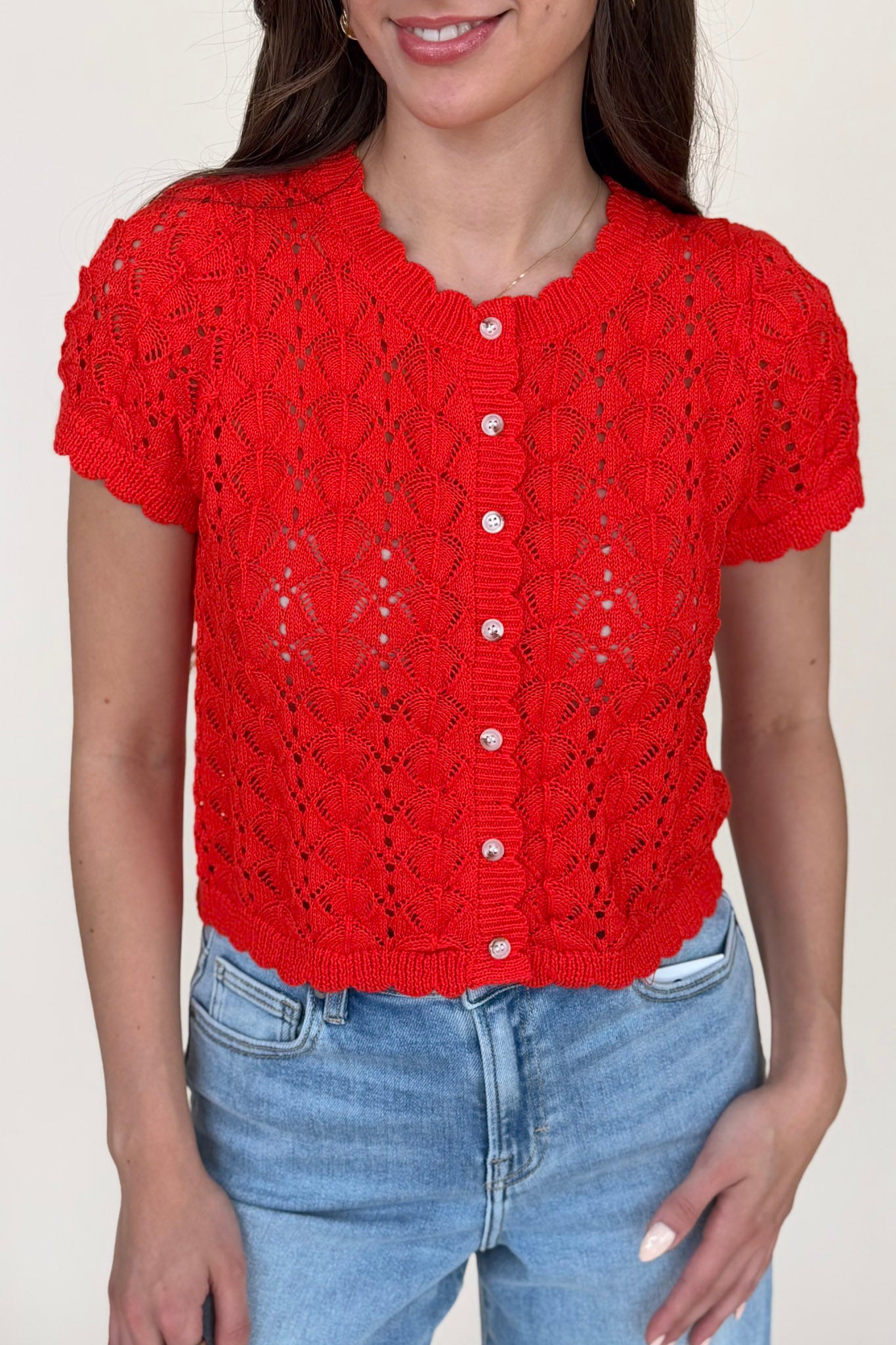Penny Short Sleeve Sweater