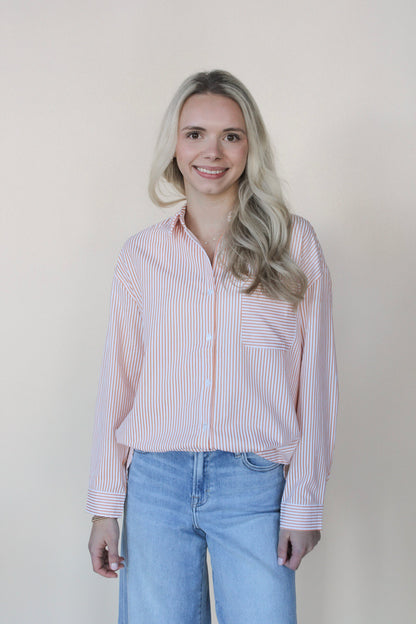 Seersucker Striped Shirt