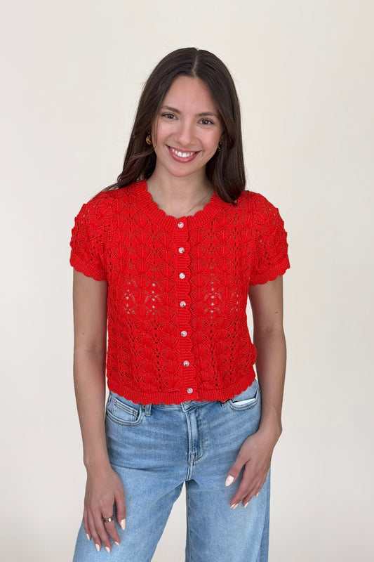 Penny Short Sleeve Sweater