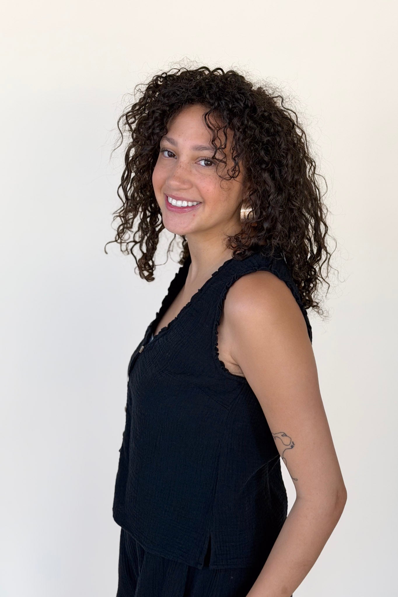 Breanna Gauze Tank