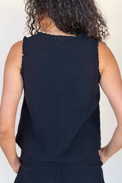 Breanna Gauze Tank