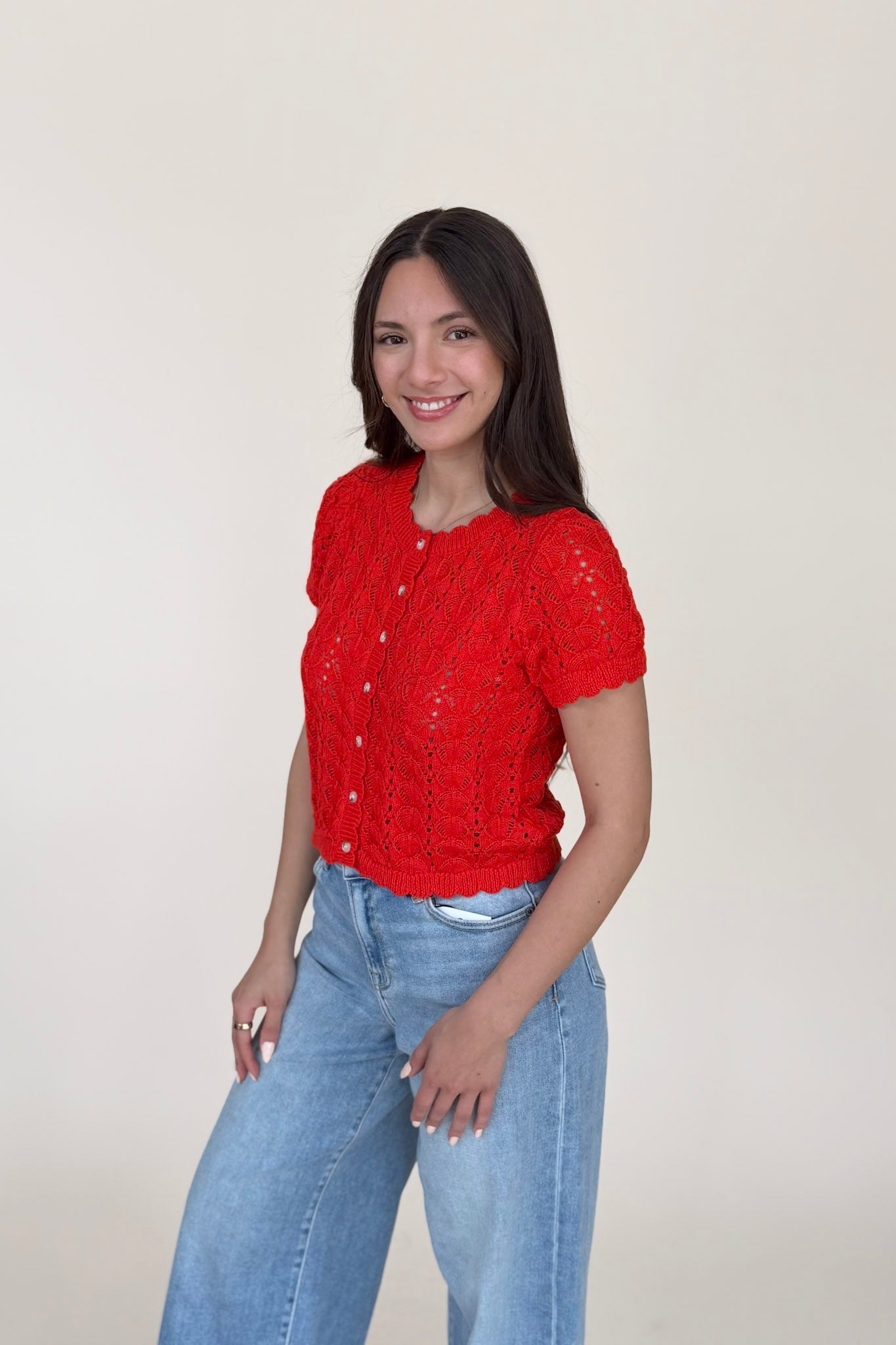 Penny Short Sleeve Sweater