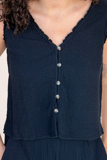 Breanna Gauze Tank