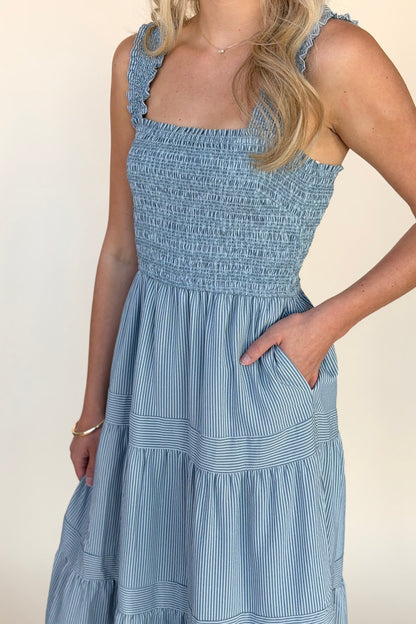 Kaia Striped Dress