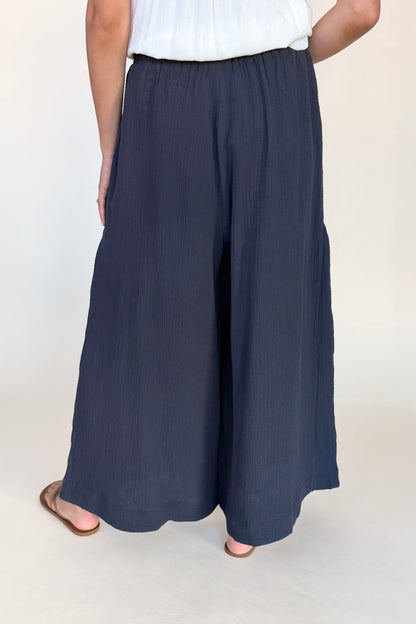 Cheryl Gauze Elastic Waist Pant