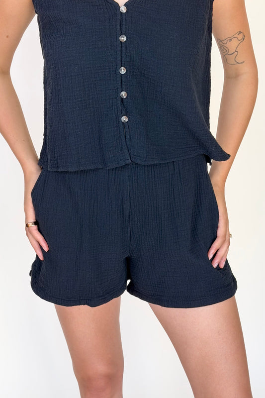 Valeria Gauze Short