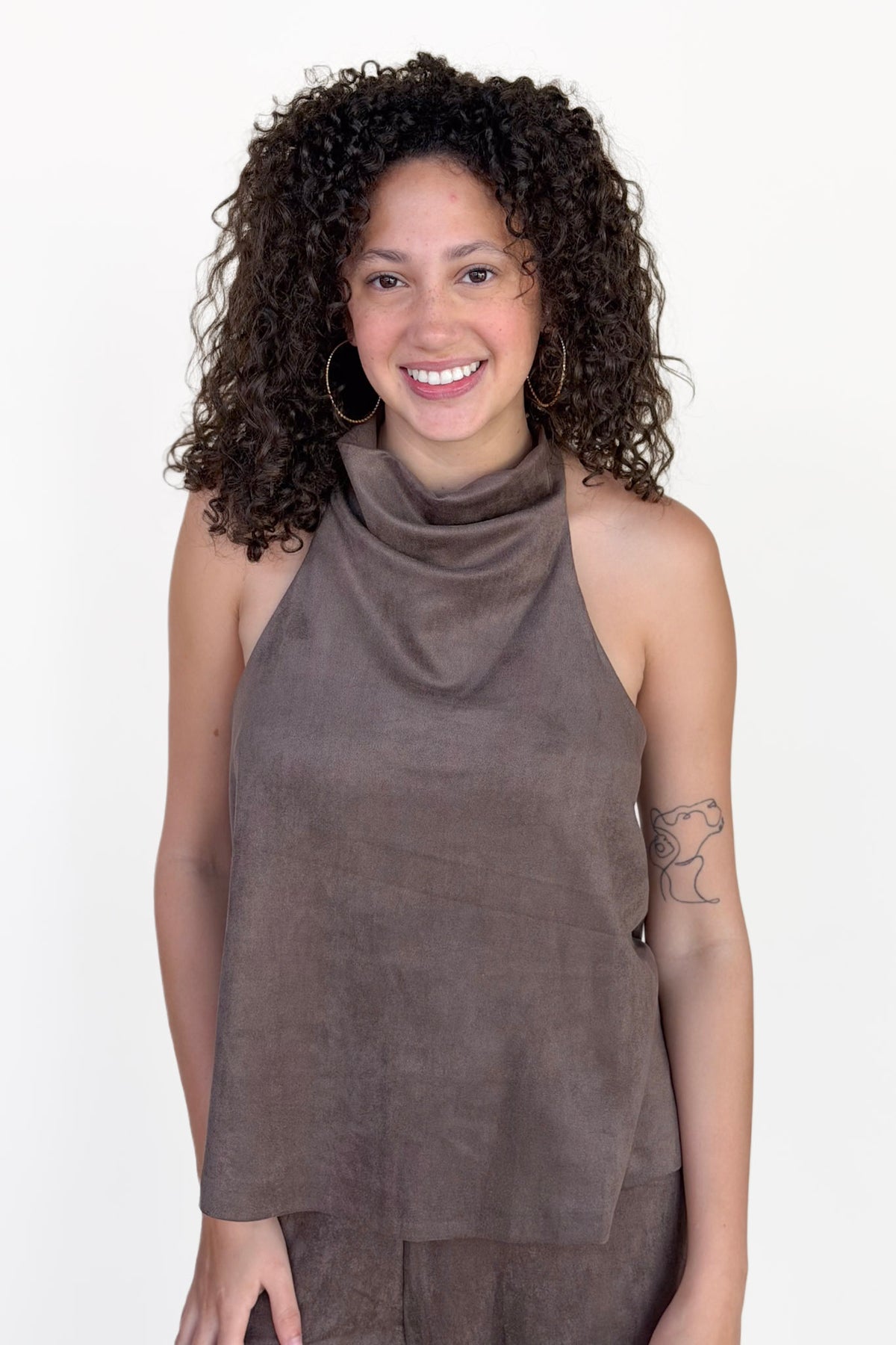 Tate Suede Top