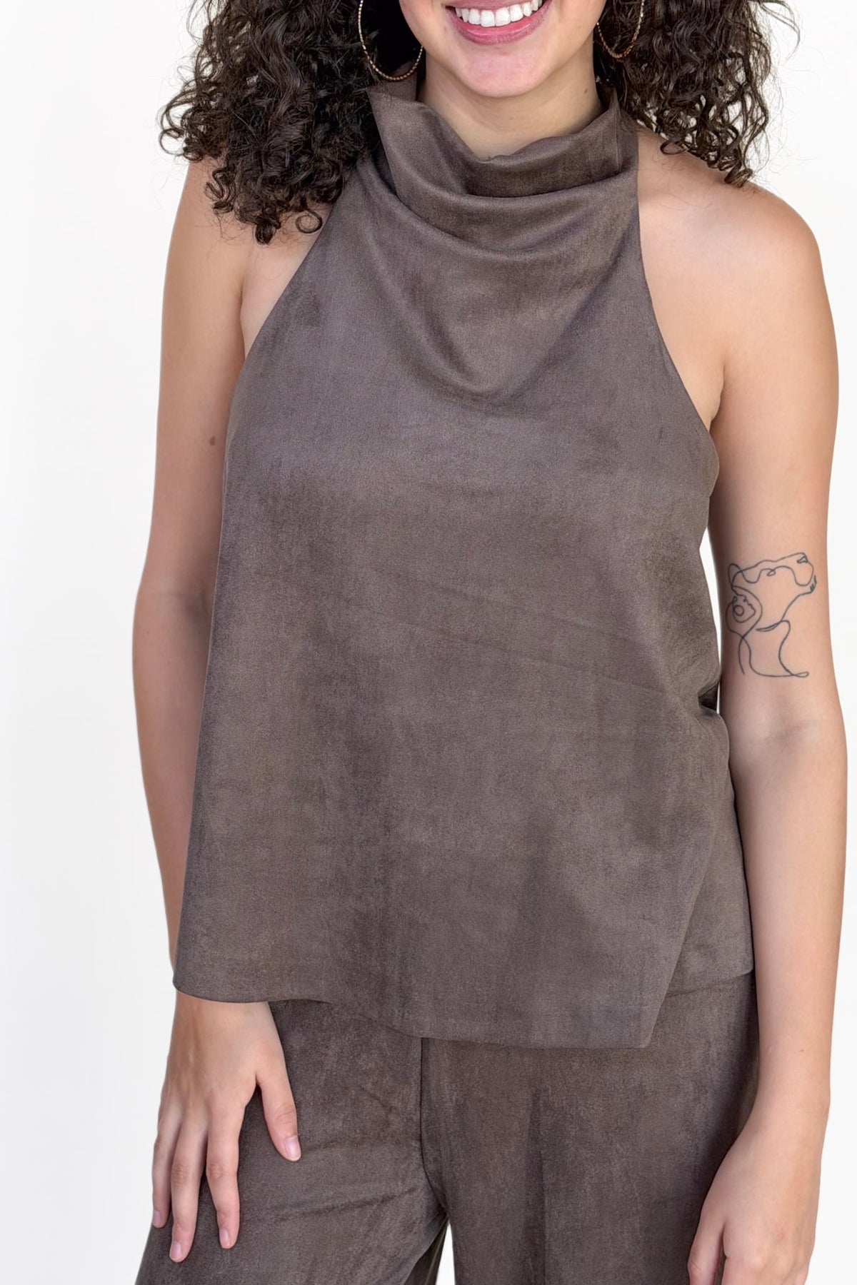 Tate Suede Top