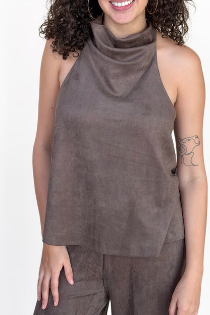 Tate Suede Top