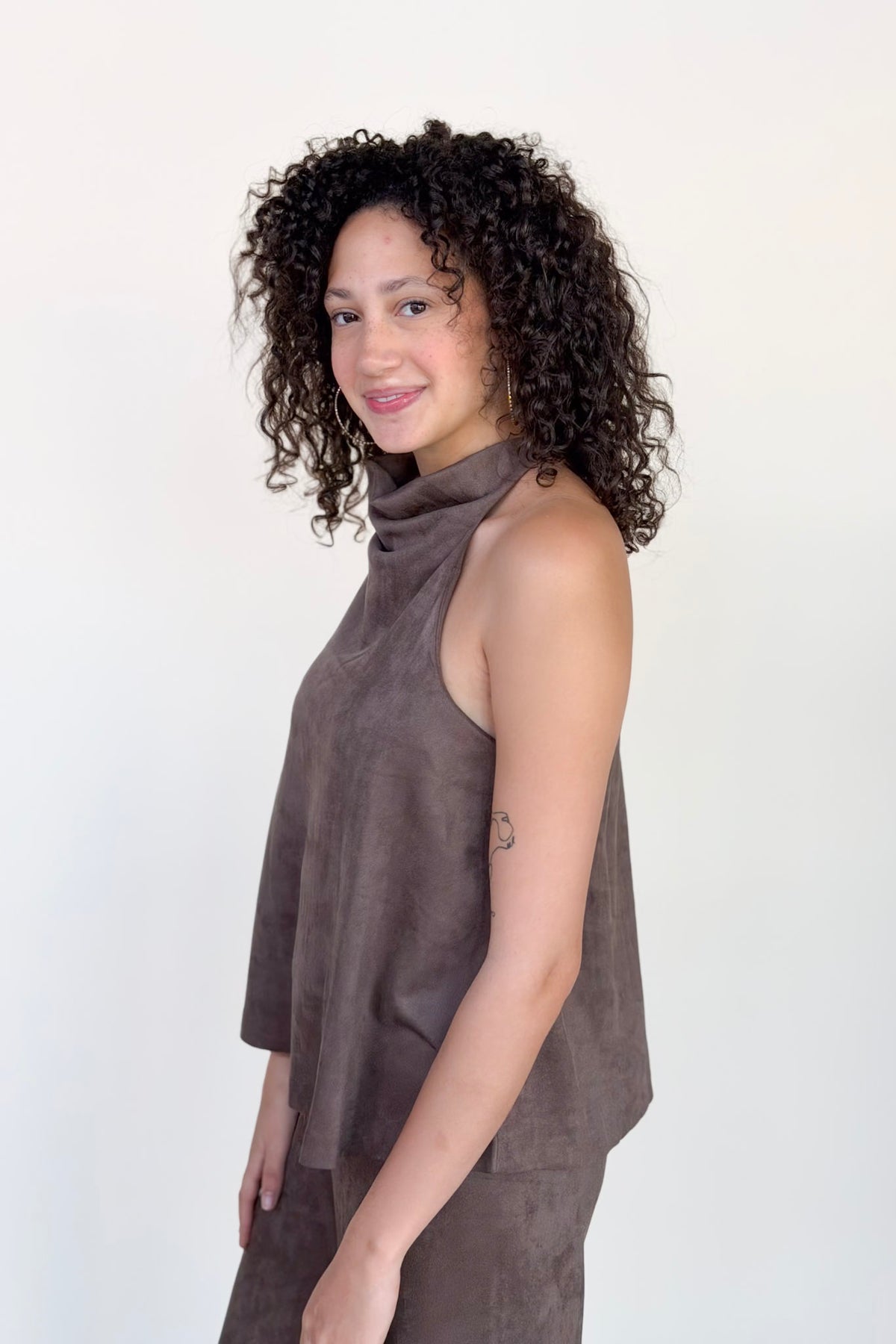 Tate Suede Top