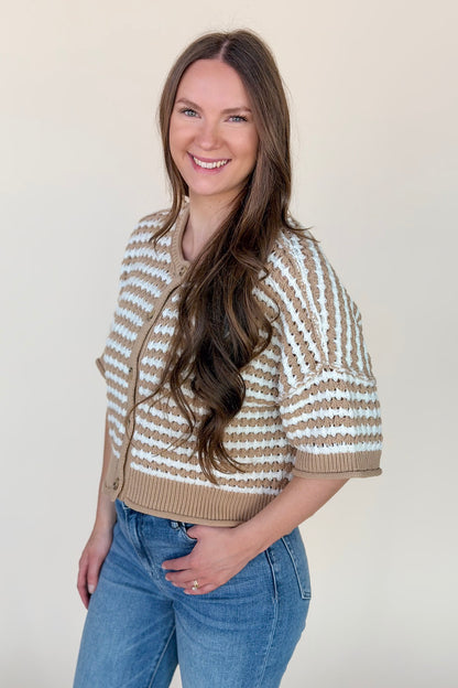Millie Stripe Cardigan