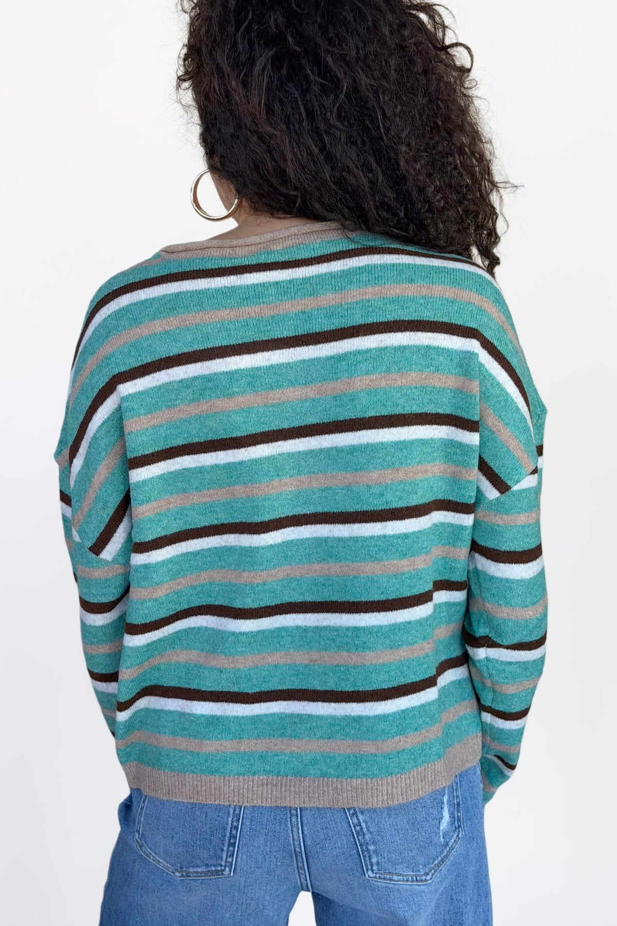 Alix Striped Cardigan