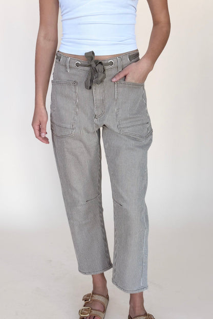 Hunter Striped Barrel Pant