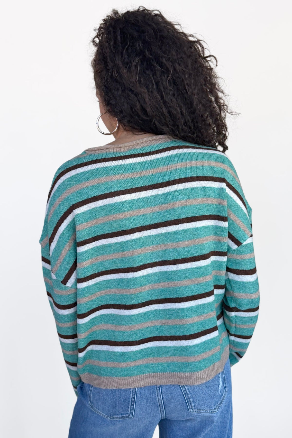 Alix Striped Cardigan