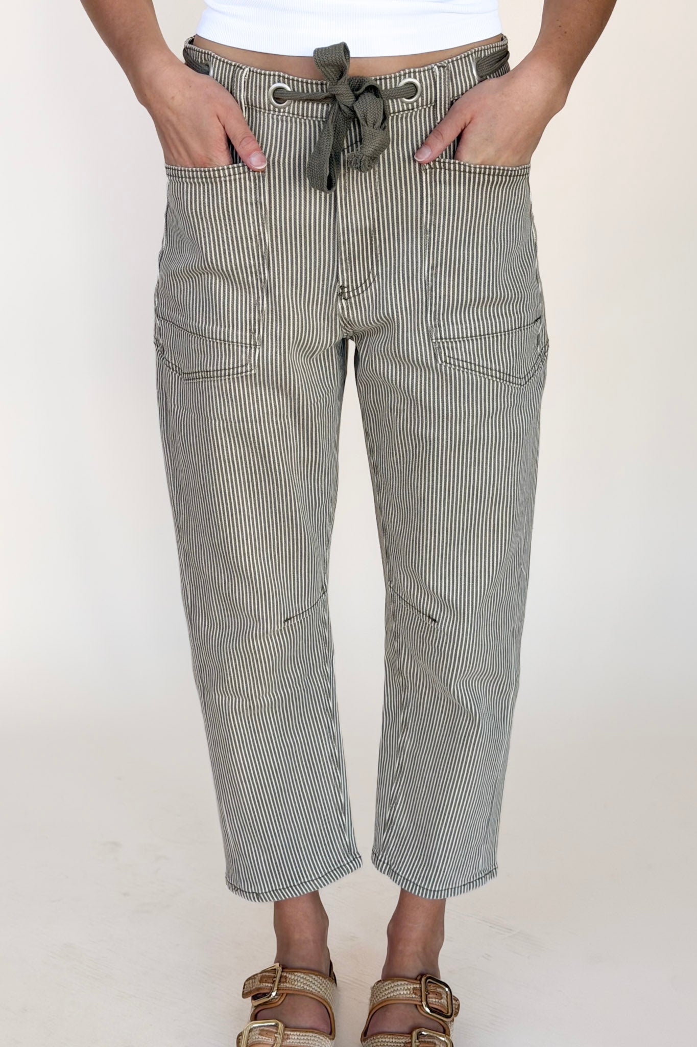 Hunter Striped Barrel Pant