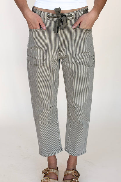 Hunter Striped Barrel Pant