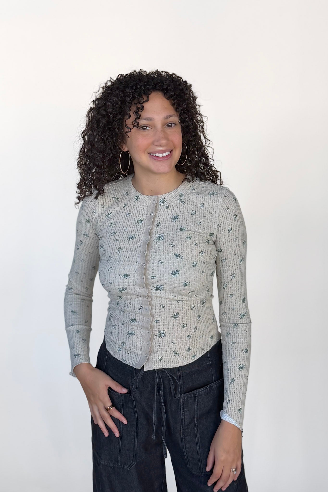 Riana Floral Top