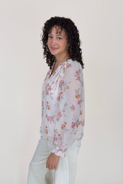 Jennie Floral Button Blouse