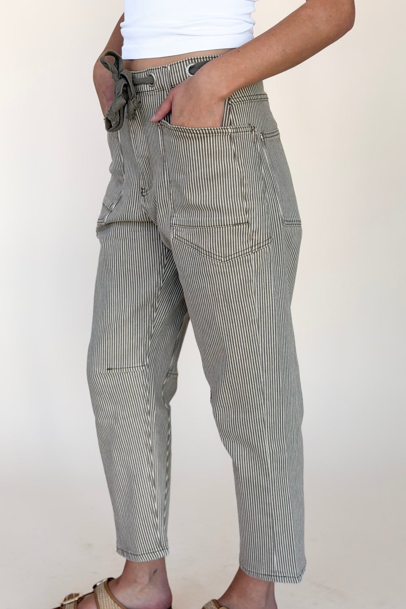 Hunter Striped Barrel Pant