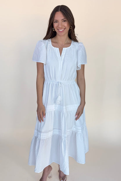 Eliza Bell Sleeve Midi Dress