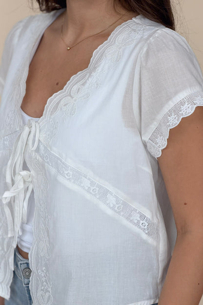 Baylor Embroidered Top