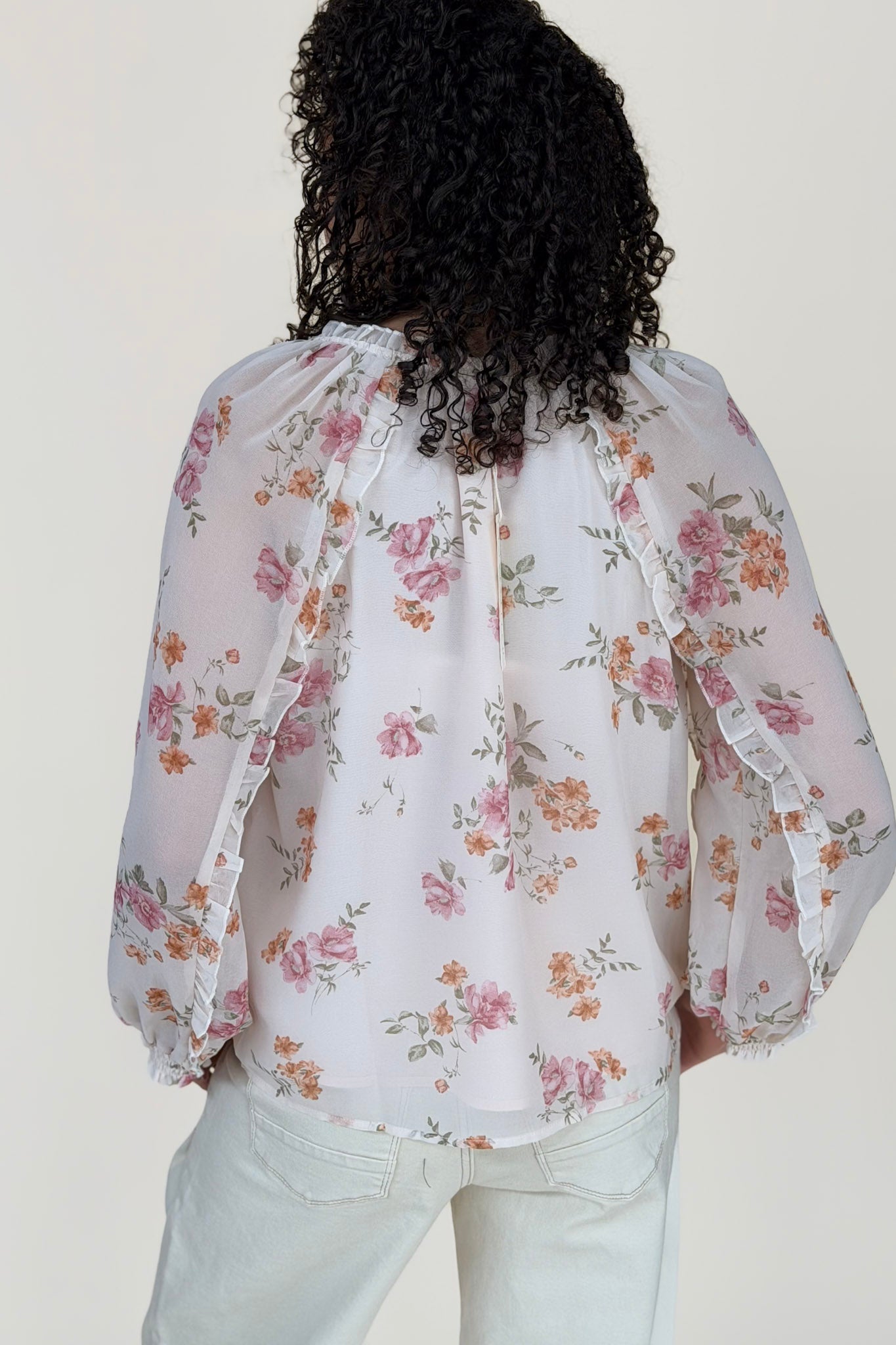 Jennie Floral Button Blouse