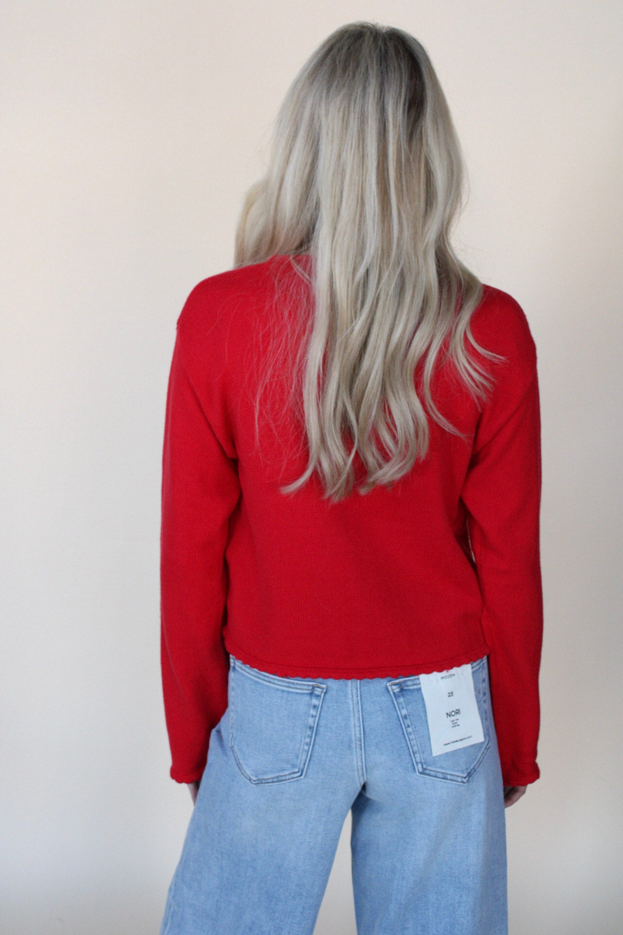NIina Tie Front Sweater