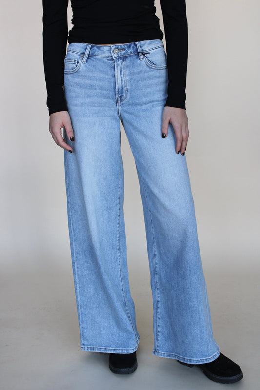 Hidden Wide Leg Jeans