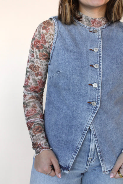 Khloe Denim Vest