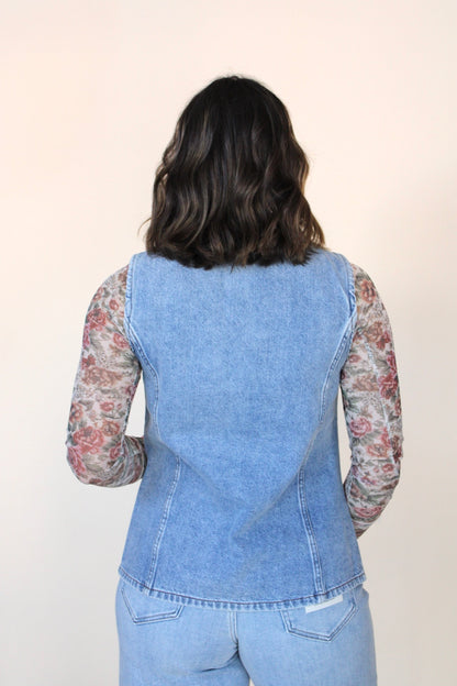 Khloe Denim Vest