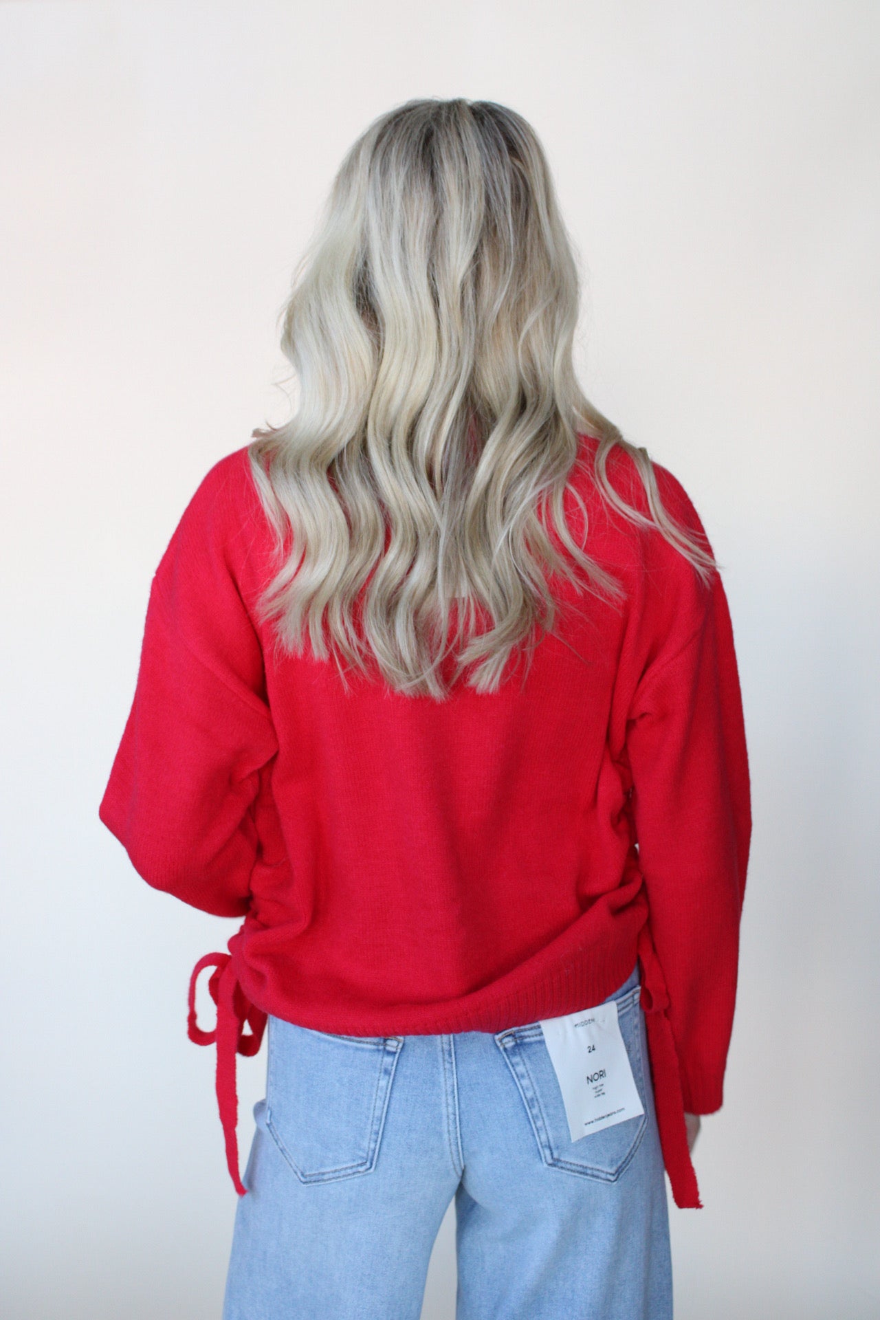 Rose Drop Shoulder Sweater