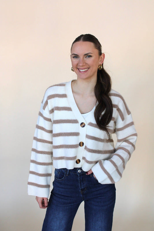 Adrian Striped Cardigan